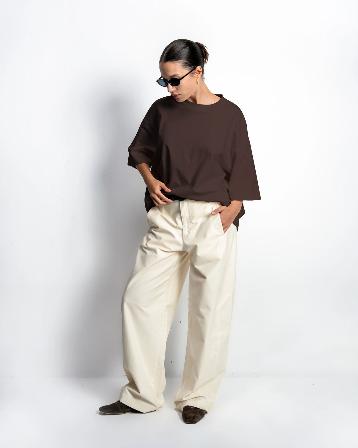 Relaxed Model 1 #Chocolate Brown