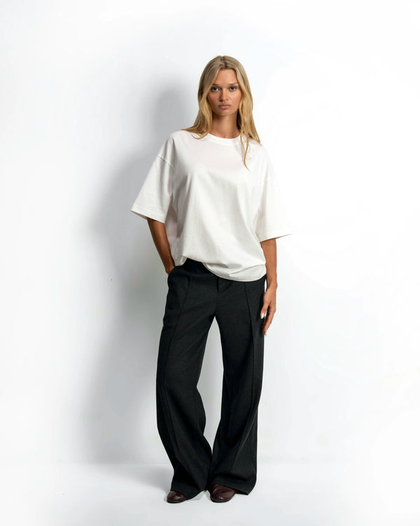 Women's  Cotton Tee Relaxed Heavyweight - White